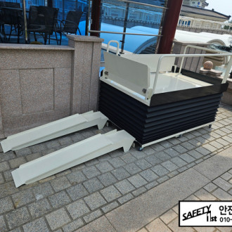 동해 보양 온천 컨벤션 호텔 이동식 휠체어 리프트 설치 사례